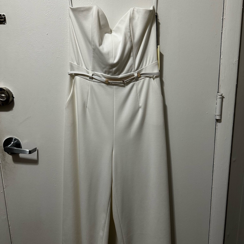 Elegant Off-White Jumpsuit